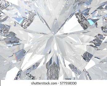 3D Illustration Crop Diamond Zoom