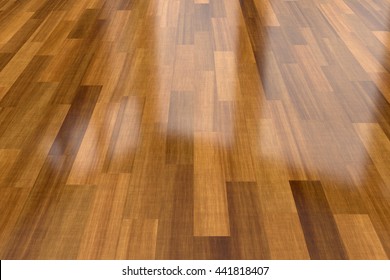 3d illustration of dark wood parquet floor, background