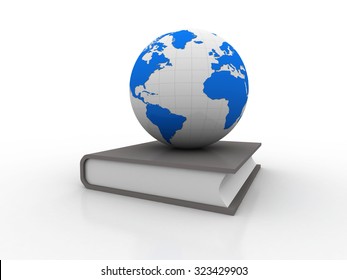 3d Illustration Earth Planet Book Stock Illustration 323429903 ...