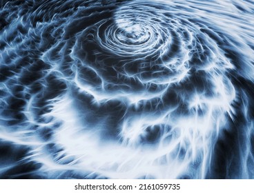 3D Illustration Of Eerie Clouds Swirling