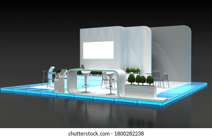 3d illustration of an Exhibition stand - Powered by Shutterstock