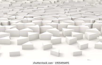 3d Illustration Of Exponential Growth Abstract