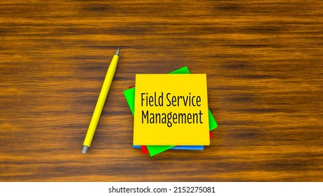 3d Illustration And Field Service Management