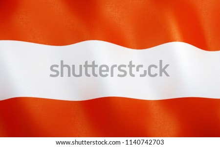 Similar – The Austrian Flag Wind