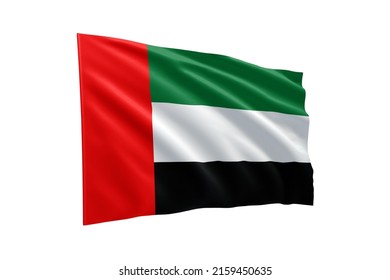 3d Illustration Flag United Arab Emirates Stock Illustration 2159450635 ...