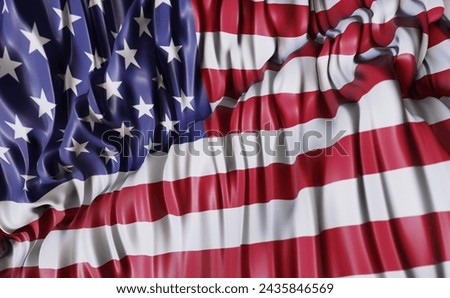 Similar – American flag Freedom Wind