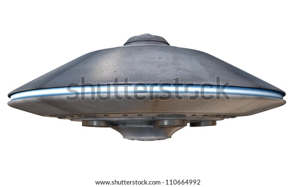 3d Illustration Flying Saucer Stock Illustration 110664992