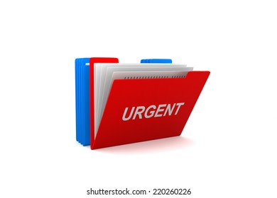 3D Illustration of Folder.