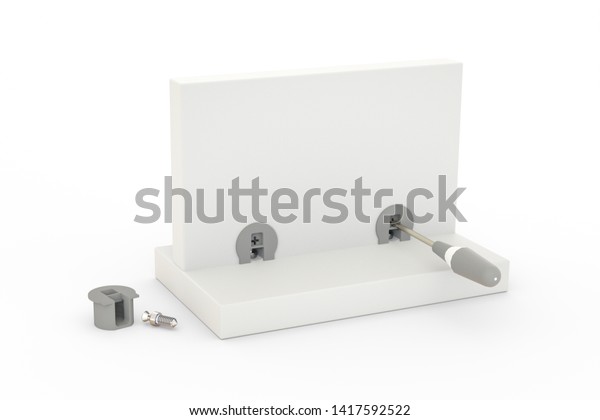 3d Illustration Furniture Connection Cabinets Rafix Stock