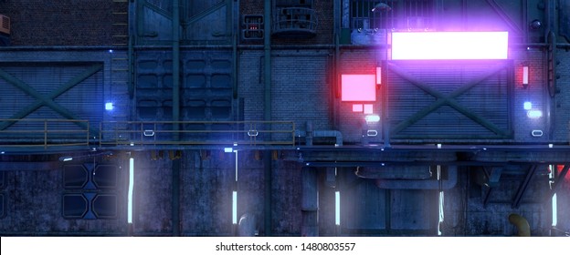 都会 夜景 ネオン 看板 のイラスト素材 画像 ベクター画像 Shutterstock
