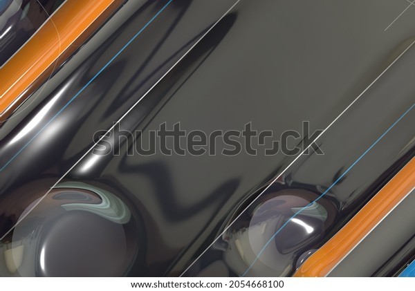 3D Illustration of a\
glossy background.