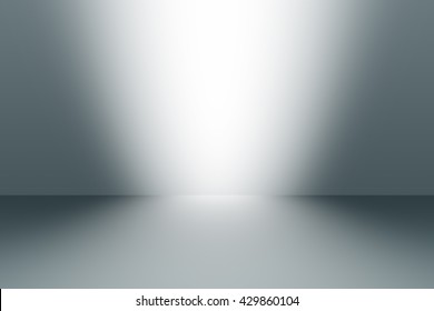 3D illustration  grey gradient background  gradient flat wall   floor in empty spacious room  gray empty room studio gradient used for background   display your product