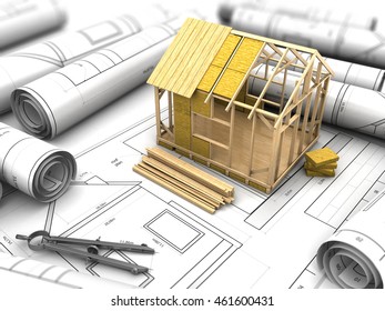3D-Illustration des Projekts "Wohnungsbau"