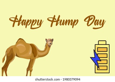 1980379094. 3D illustration of the " Hump day. 