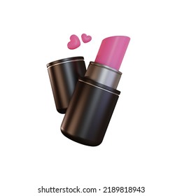 3d Illustration Icon Cosmetic Luxurious, Lipstick