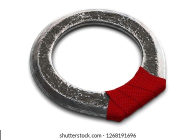 3D Illustration Indian Weapon Chakram