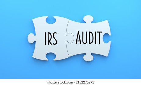 3d Illustration And IRS And Audit