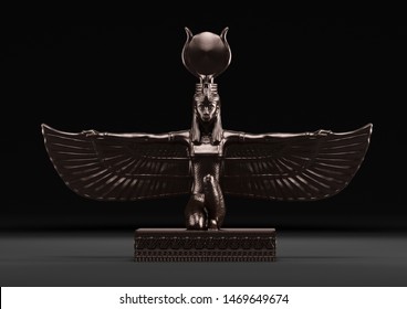 3d illustration of ISIS the Egyptian Goddess of life and Magic