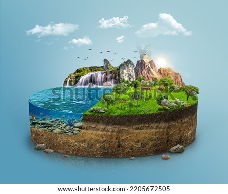 Similar – Image, Stock Photo Paradise on Earth