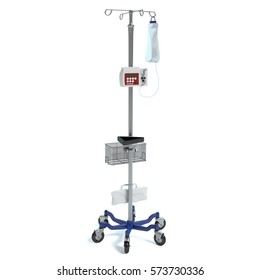 3d Illustration Of An IV Stand