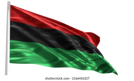 3D Illustration - Juneteenth Flag