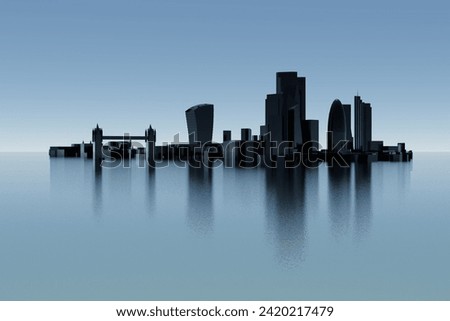 Similar – Foto Bild Skyline at dusk