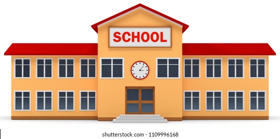 3d School Building Images, Stock Photos & Vectors | Shutterstock