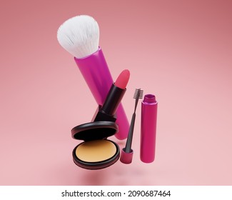 3d illustration make up for background and element design - Powered by Shutterstock