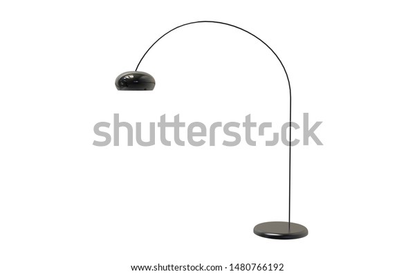 3d Illustration Modern Arched Floor Lamp Stock Illustration 1480766192