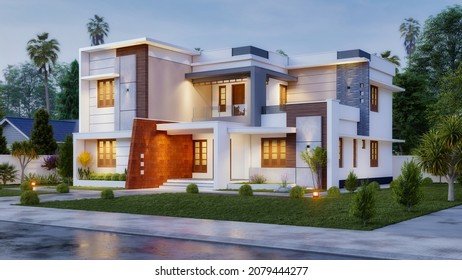 194 3d home kerala Images, Stock Photos & Vectors | Shutterstock