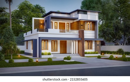 194 3d home kerala Images, Stock Photos & Vectors | Shutterstock