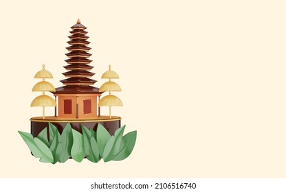 3d Illustration Of Nyepi Bali Silence Day