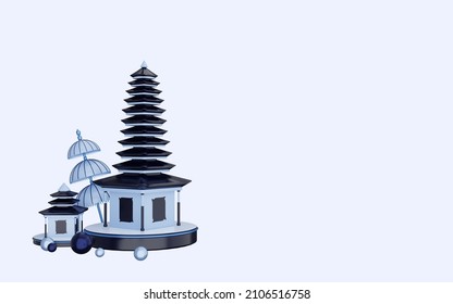 3d Illustration Of Nyepi Bali Silence Day