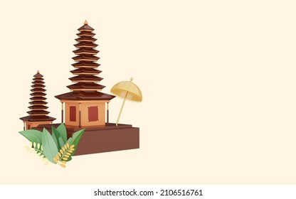 3d Illustration Of Nyepi Bali Silence Day