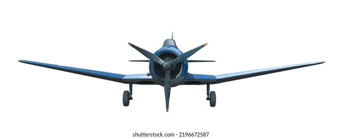 3d Illustration Of A Old War Plane In The Sky