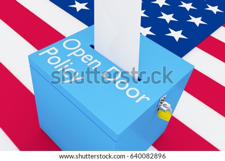 Royalty Free Stock Illustration Of 3 D Illustration Open Door