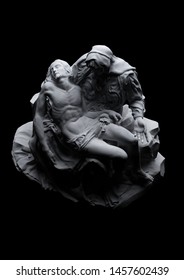 3D Illustration of the Pieta Statue in Italy