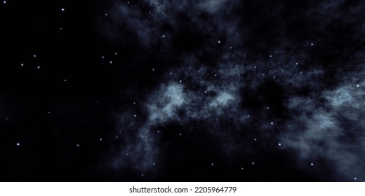 3D Illustration Of Planetary Nebula In 10k Texture, Background.