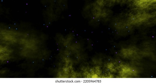 3D Illustration Of Planetary Nebula In 10k Texture, Background.