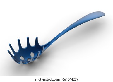 3d illustration of plastic pasta scoop isolated on white - Powered by Shutterstock