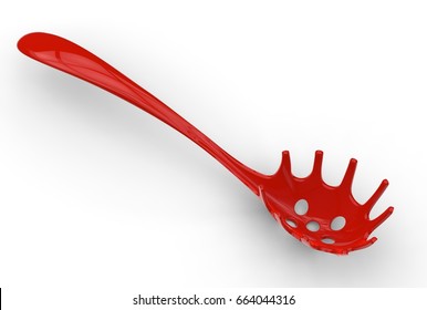 3d illustration of plastic pasta scoop isolated on white - Powered by Shutterstock