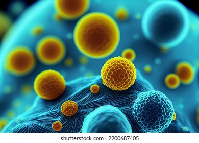 3D Illustration Of The Polio Virus