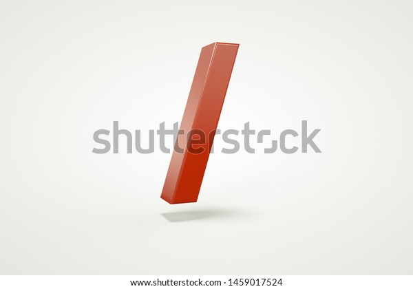 3D
illustration punctuation marks. with white
background