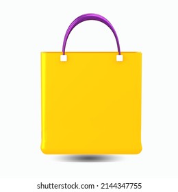 3d Illustration Ramadan Shopping Bag Kantong Belanja Object Premium Psd