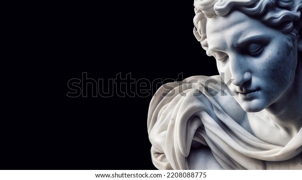 3D\
illustration of a Renaissance marble statue of Morpheus. He is the\
God of dreams and sleeps in Greek and Roman\
mythology.