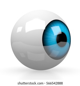 3D Illustration/ 3D Rendering - Eye/ Eyeball.