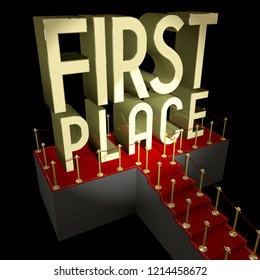 3D illustration/ 3D rendering - first place concept