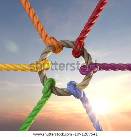 Similar – Image, Stock Photo Together Connectedness