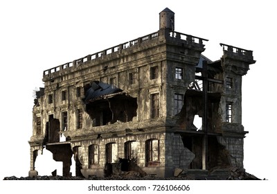 22,417 Abandoned building isolated Images, Stock Photos & Vectors ...