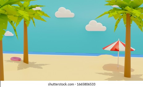 Cartoon Beach Scene Images, Stock Photos & Vectors | Shutterstock